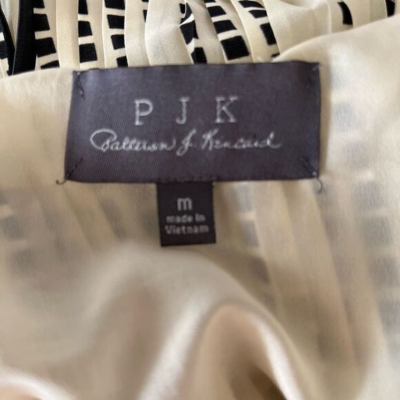 PJK Patterson J Kincaid Size Medium Harness Tank Ivory Black Leather straps - Picture 8 of 9